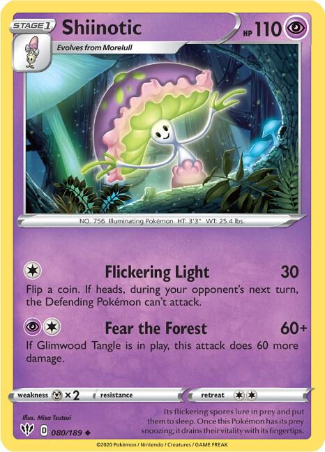 Shiinotic (SWSH03: Darkness Ablaze)