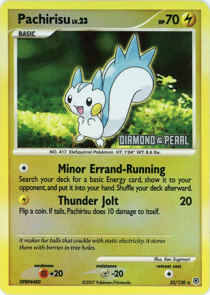 Pachirisu - 35/130 [Diamond & Pearl] (Burger King Promos)