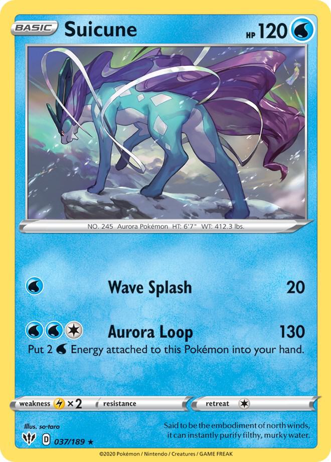 Suicune - 37/189 (Deck Exclusives)