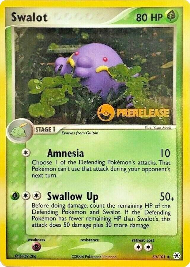 Swalot - 50/101 (Prerelease) (Nintendo Promos)