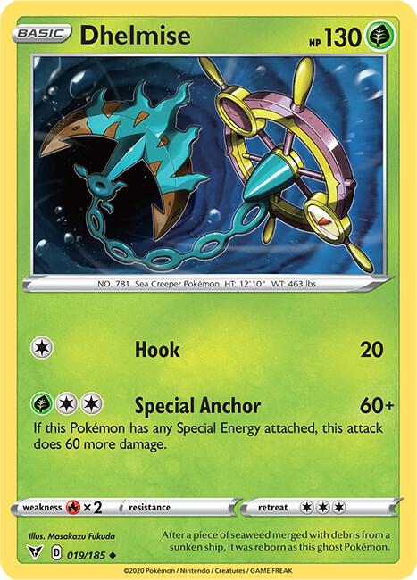 Dhelmise (SWSH04: Vivid Voltage)