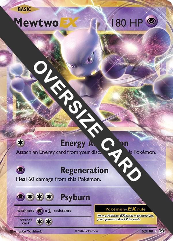 Mewtwo EX - 52/108 (Jumbo Cards)