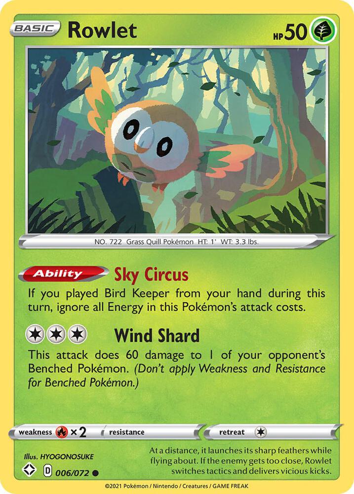 Rowlet (Shining Fates)