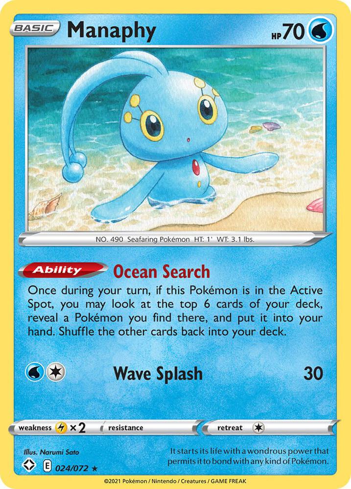 Manaphy (Shining Fates)