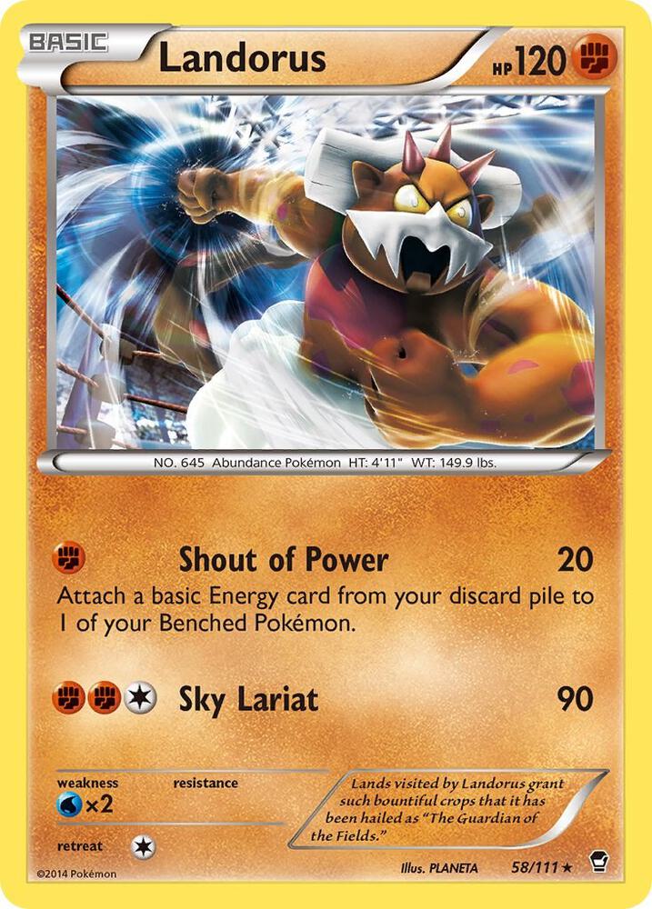 Landorus - 58/111 (Deck Exclusives)
