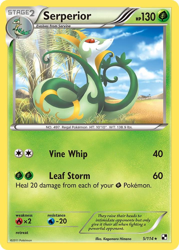 Serperior - 5/114 (Green Tornado Theme Deck Exclusive) (Deck Exclusives)