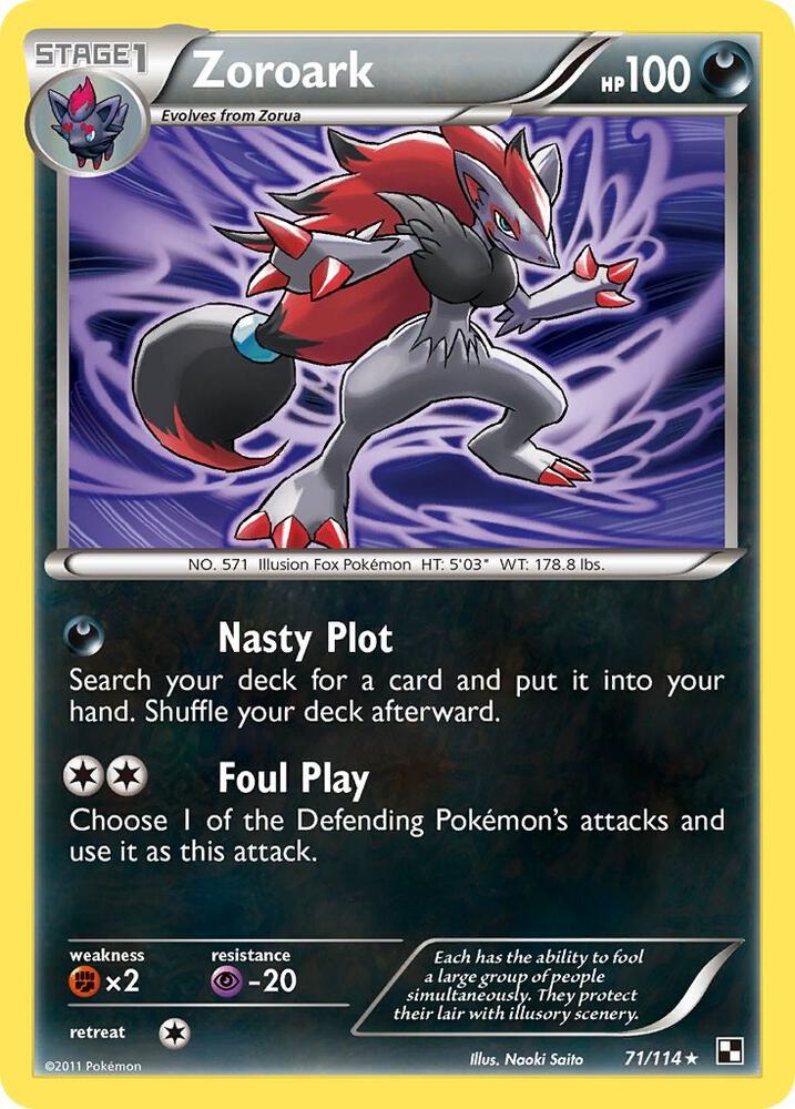 Zoroark - 71/114 (Deck Exclusives)