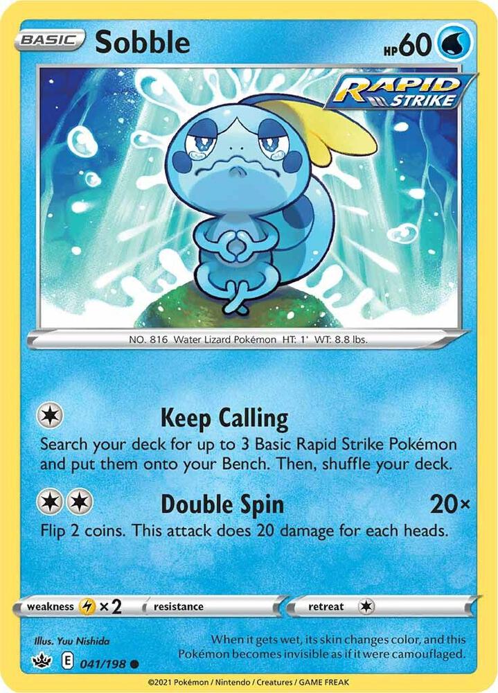 Sobble (SWSH06: Chilling Reign)