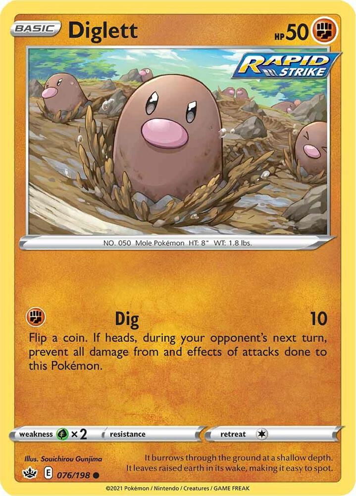 Diglett (SWSH06: Chilling Reign)