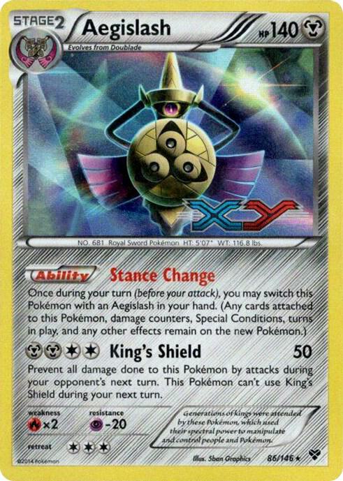 Aegislash - 86/146 (Prerelease) (XY Promos)