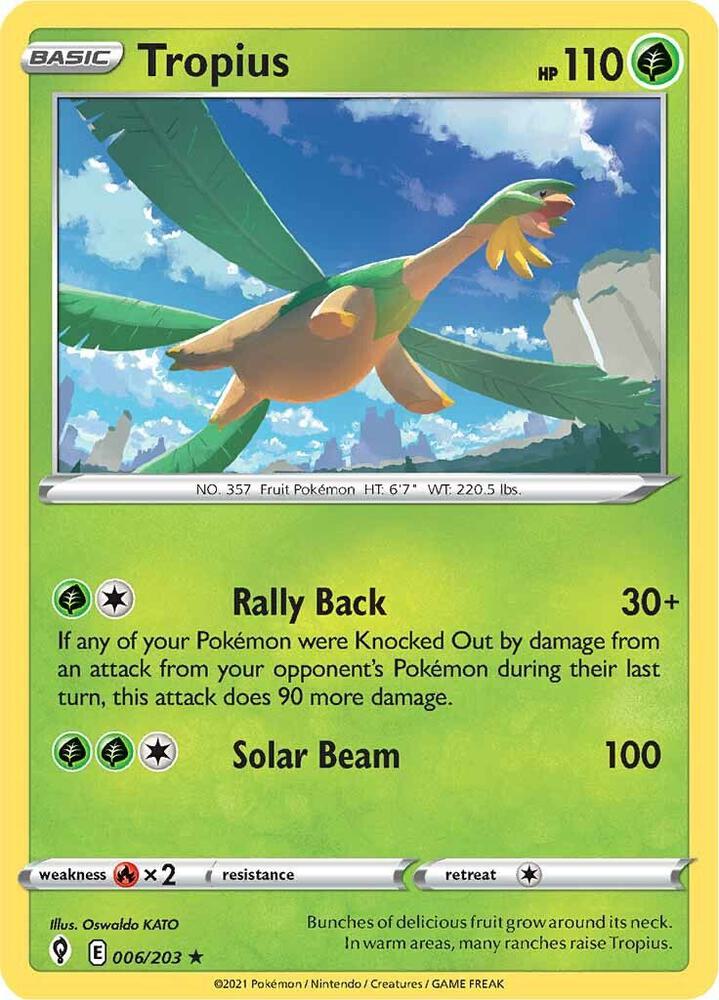 Tropius (SWSH07: Evolving Skies)