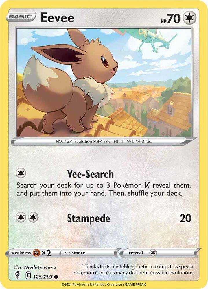 Eevee (SWSH07: Evolving Skies)