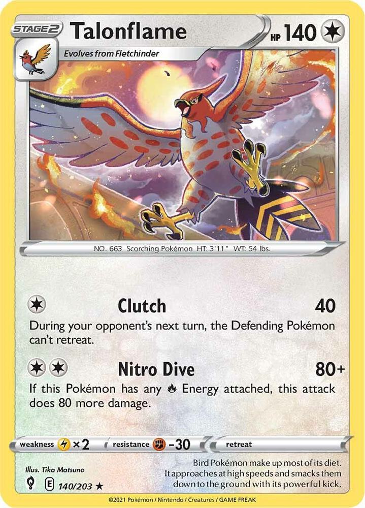 Talonflame (SWSH07: Evolving Skies)