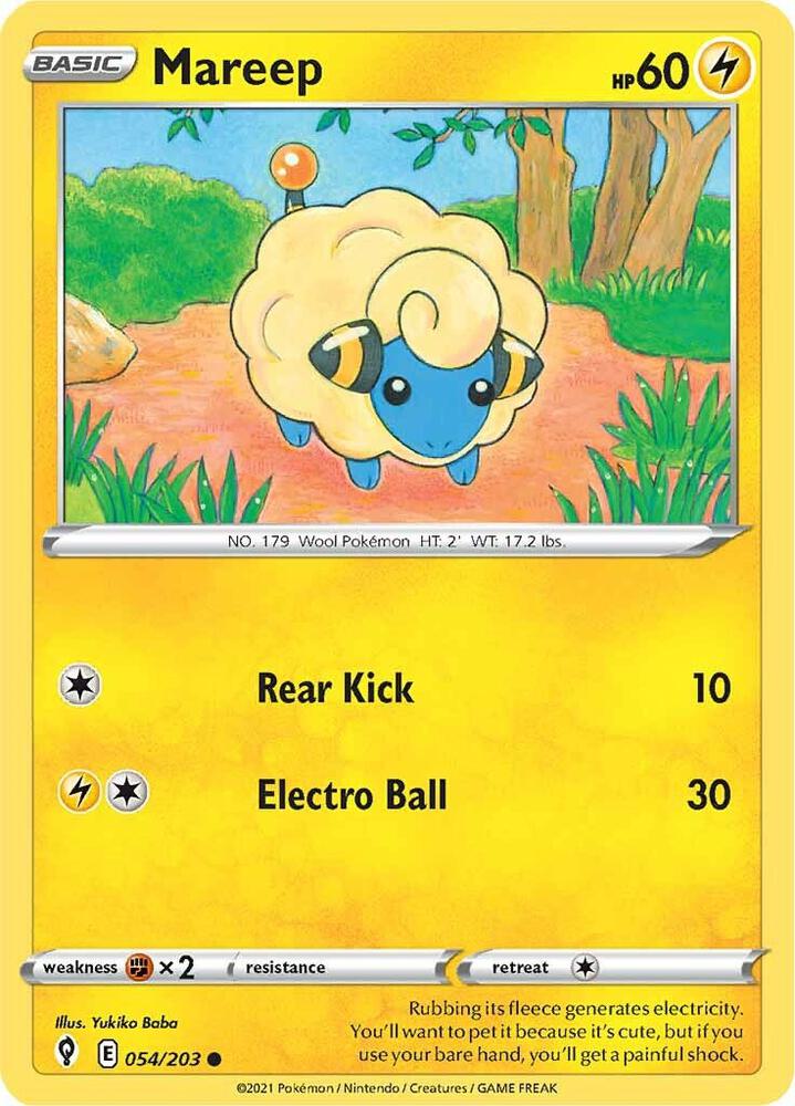 Mareep (SWSH07: Evolving Skies)