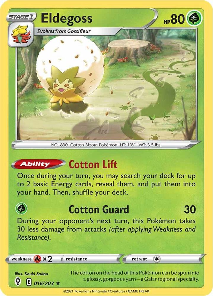 Eldegoss - 016/203 (Deck Exclusives)