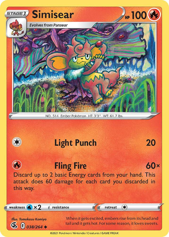 Simisear (SWSH08: Fusion Strike)