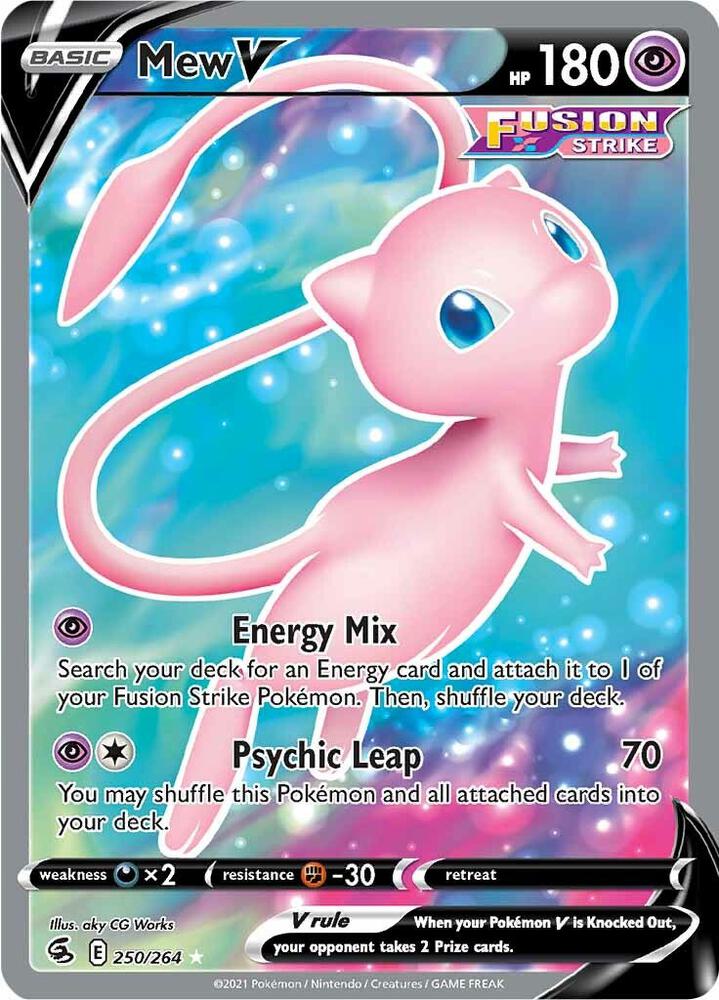Mew V (Full Art) (SWSH08: Fusion Strike)