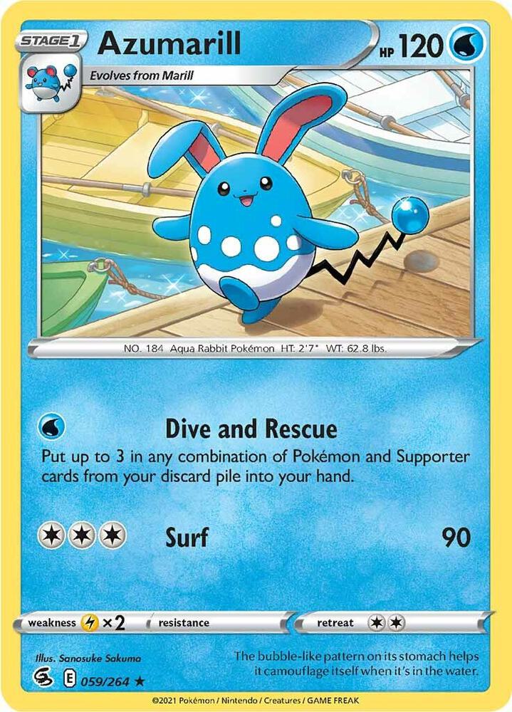Azumarill (SWSH08: Fusion Strike)