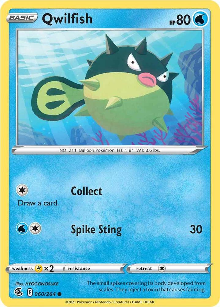 Qwilfish (SWSH08: Fusion Strike)