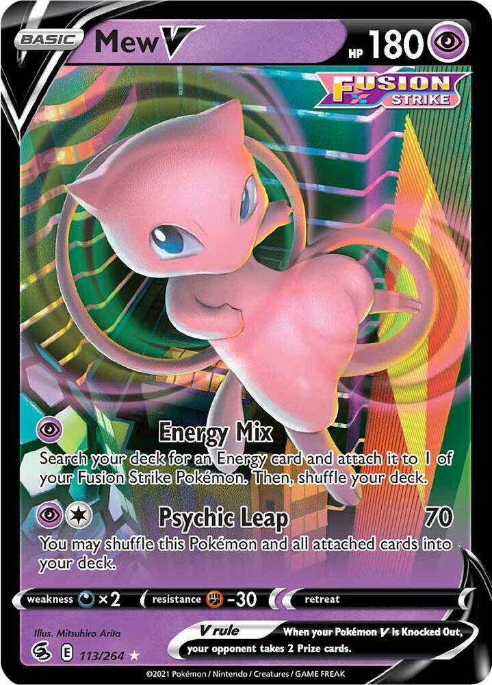 Mew V (SWSH08: Fusion Strike)