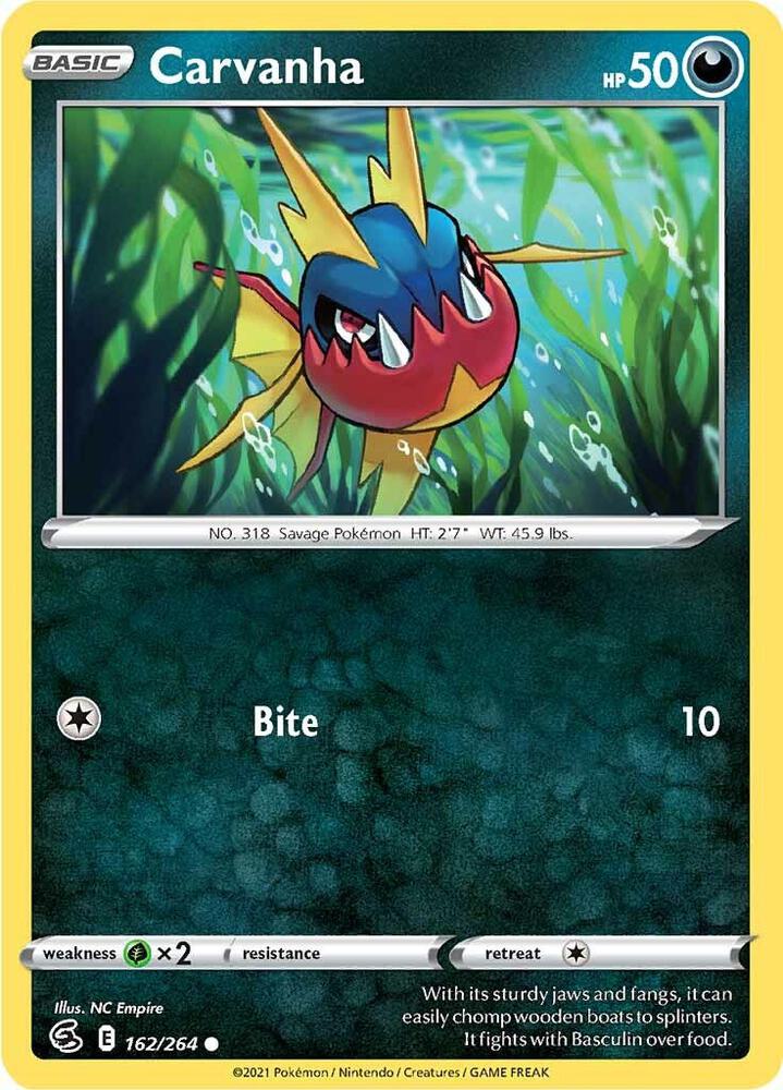 Carvanha (SWSH08: Fusion Strike)
