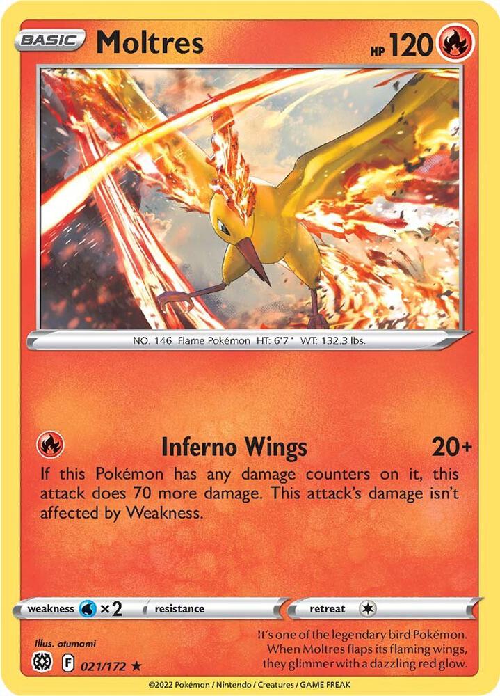 Moltres - 021/172 (Deck Exclusives)