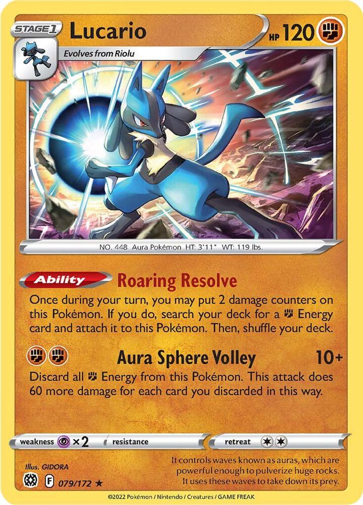 Lucario - 079/172 (Deck Exclusives)