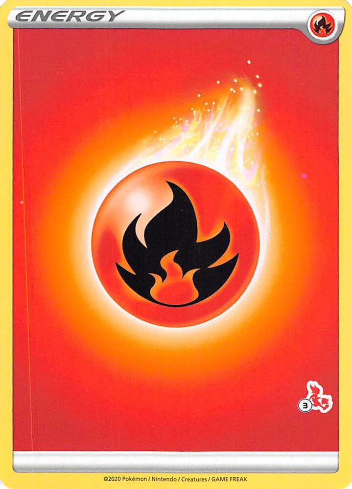 Fire Energy (#3 Cinderace Stamped) (Battle Academy 2022)