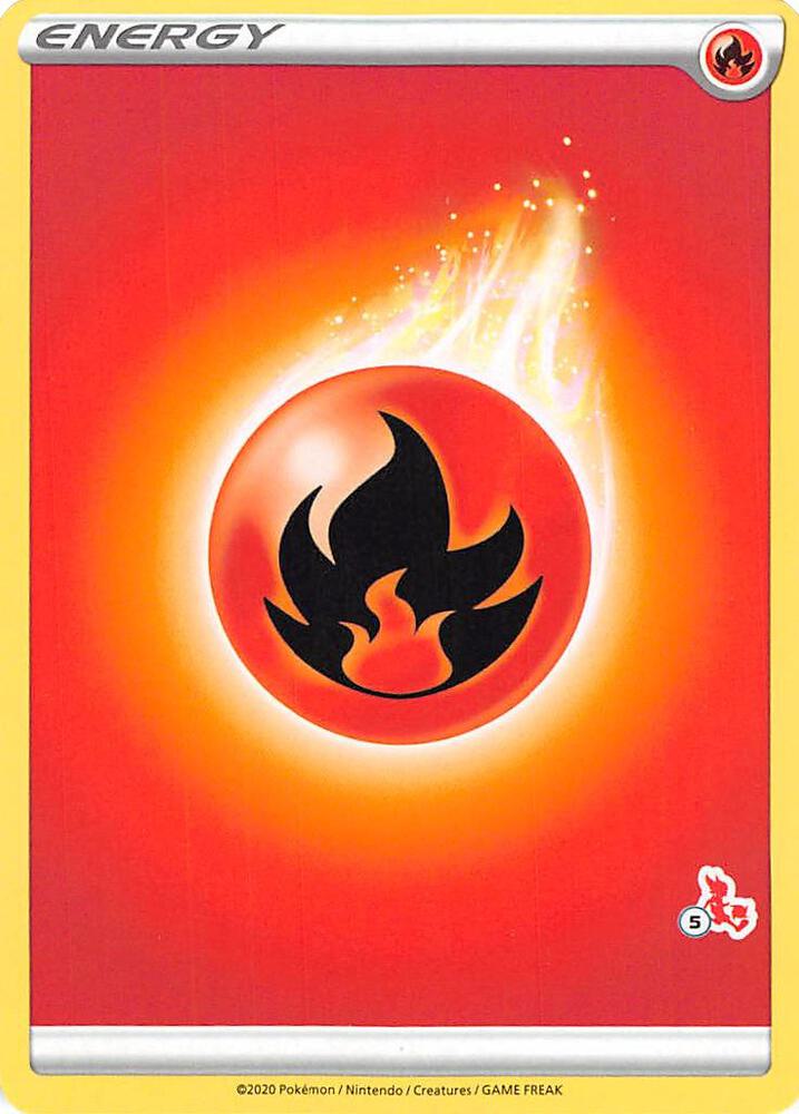 Fire Energy (#5 Cinderace Stamped) (Battle Academy 2022)