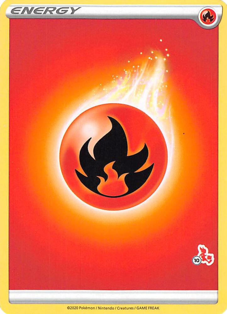 Fire Energy (#10 Cinderace Stamped) (Battle Academy 2022)