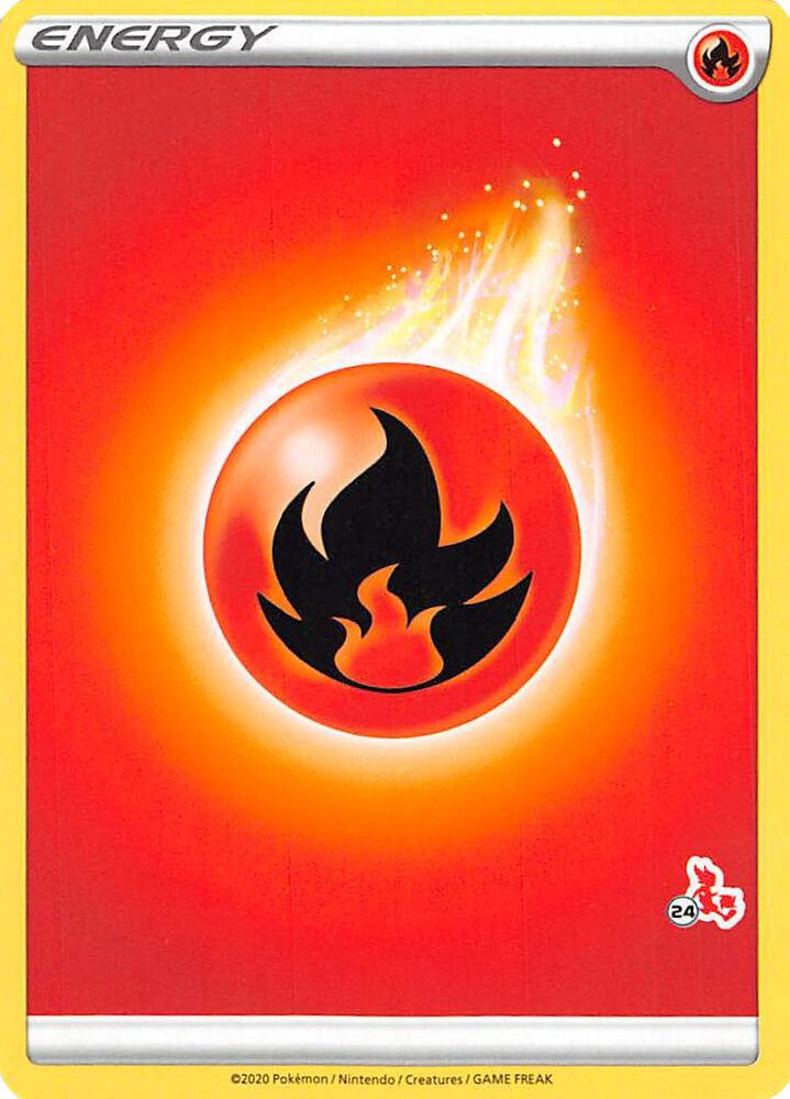 Fire Energy (#24 Cinderace Stamped) (Battle Academy 2022)