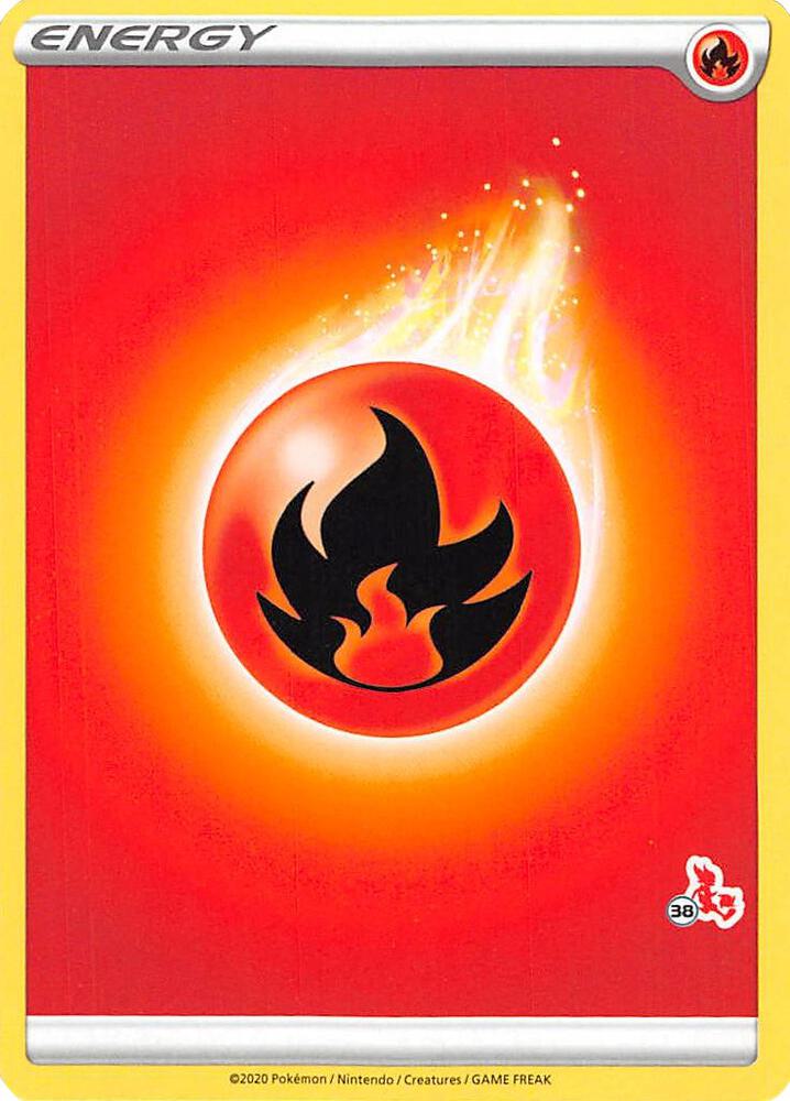Fire Energy (#38 Cinderace Stamped) (Battle Academy 2022)