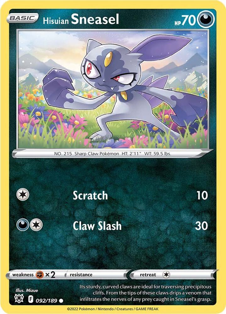 Hisuian Sneasel (SWSH10: Astral Radiance)
