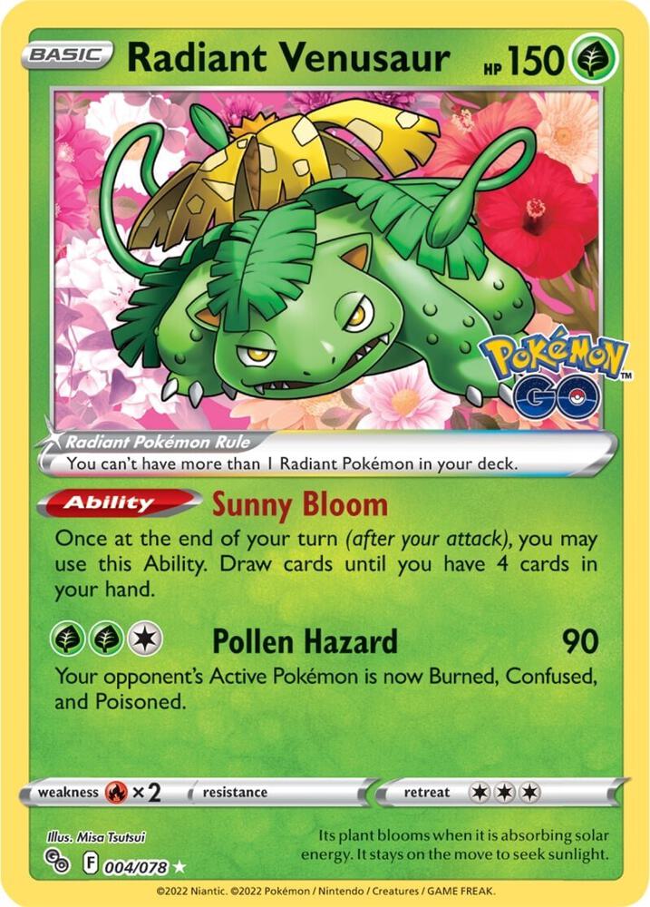 Radiant Venusaur (Pokemon GO)