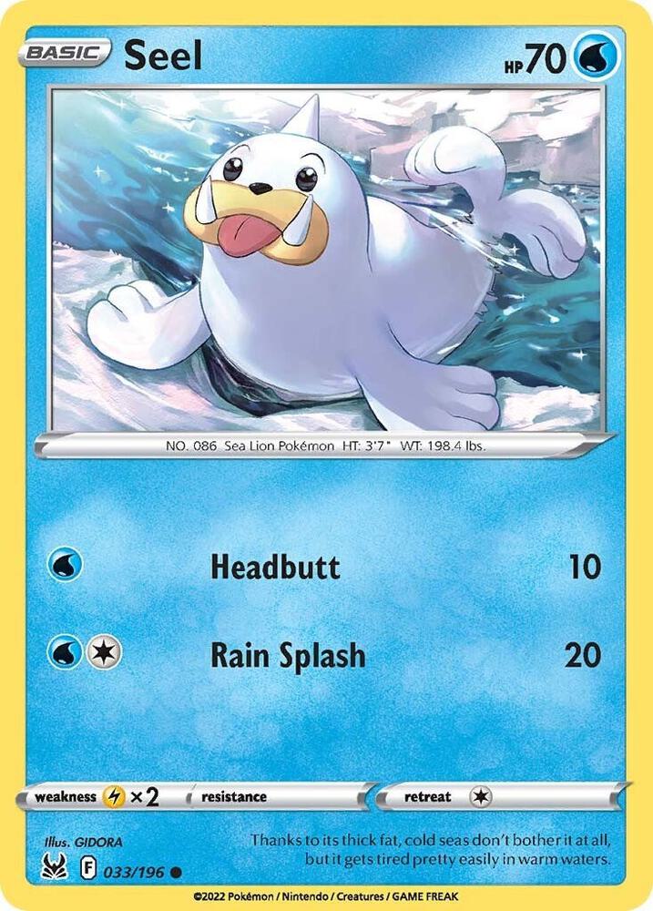 Seel (SWSH11: Lost Origin)