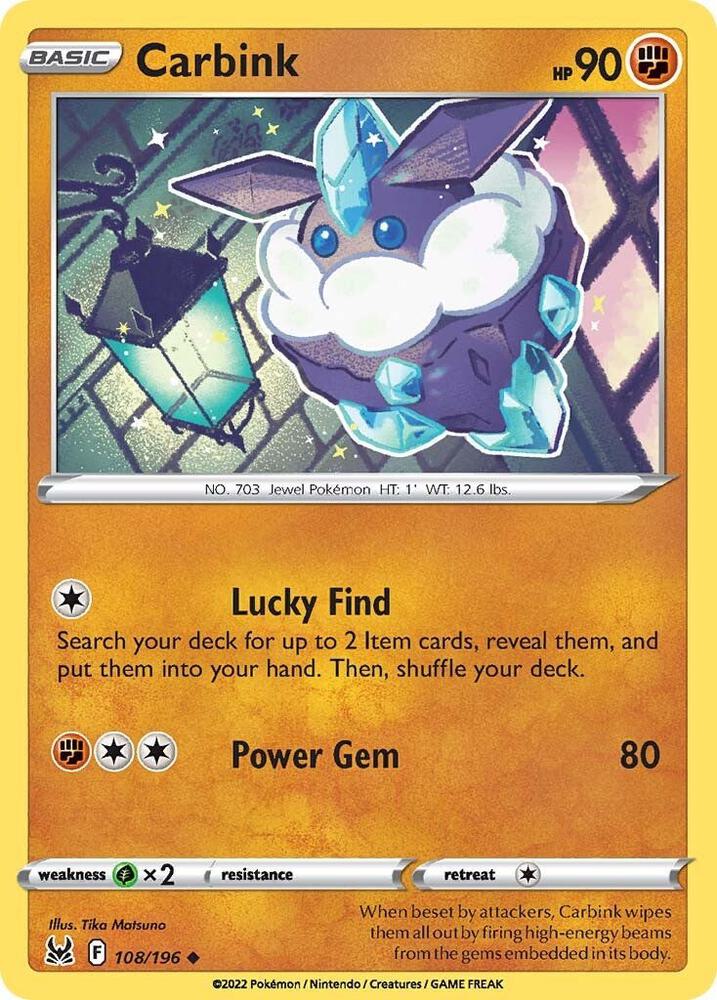 Carbink (SWSH11: Lost Origin)