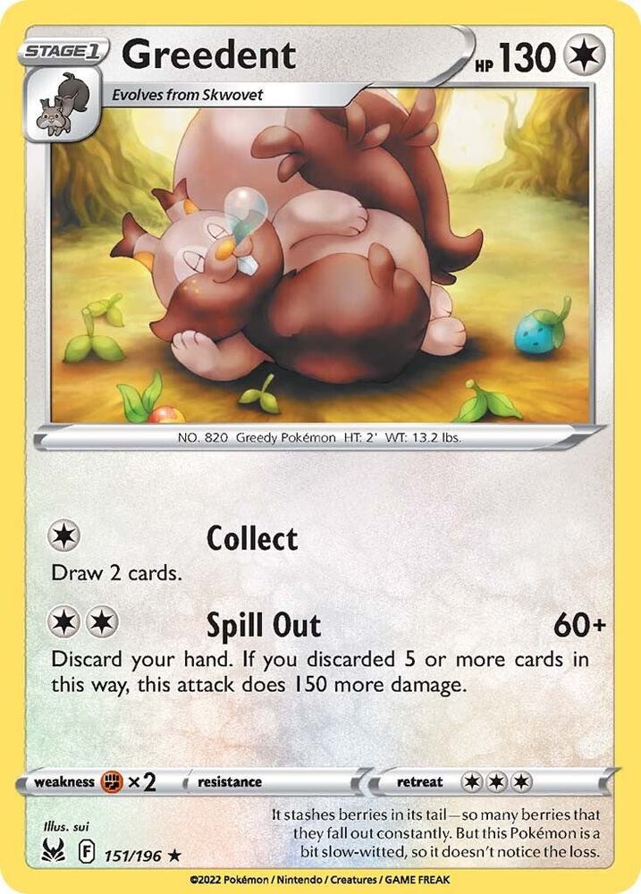 Greedent (SWSH11: Lost Origin)