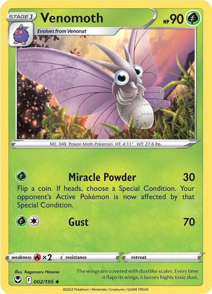 Venomoth (SWSH12: Silver Tempest)