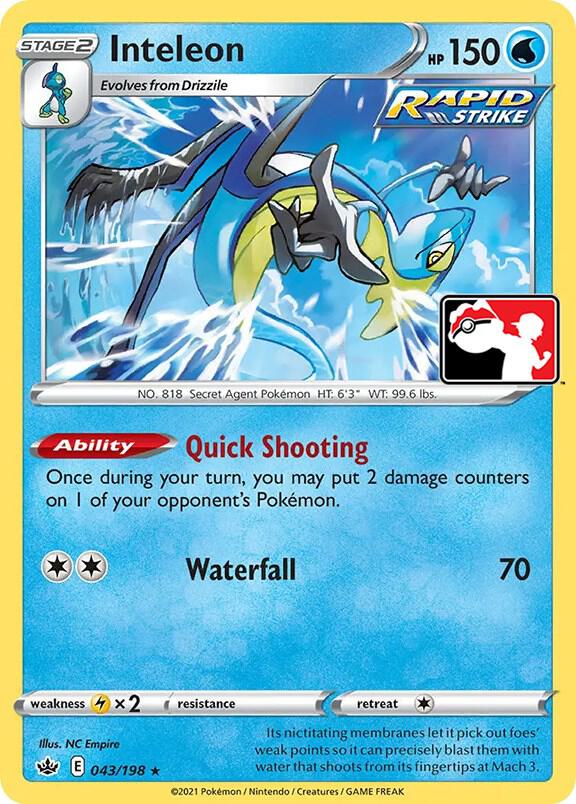 Inteleon - 043/198 (Prize Pack Series Cards)