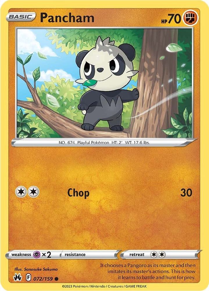 Pancham (SWSH: Crown Zenith)
