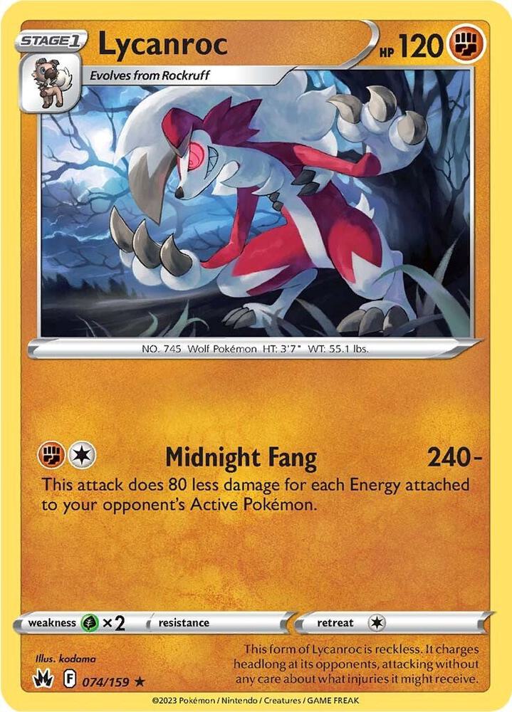 Lycanroc (SWSH: Crown Zenith)