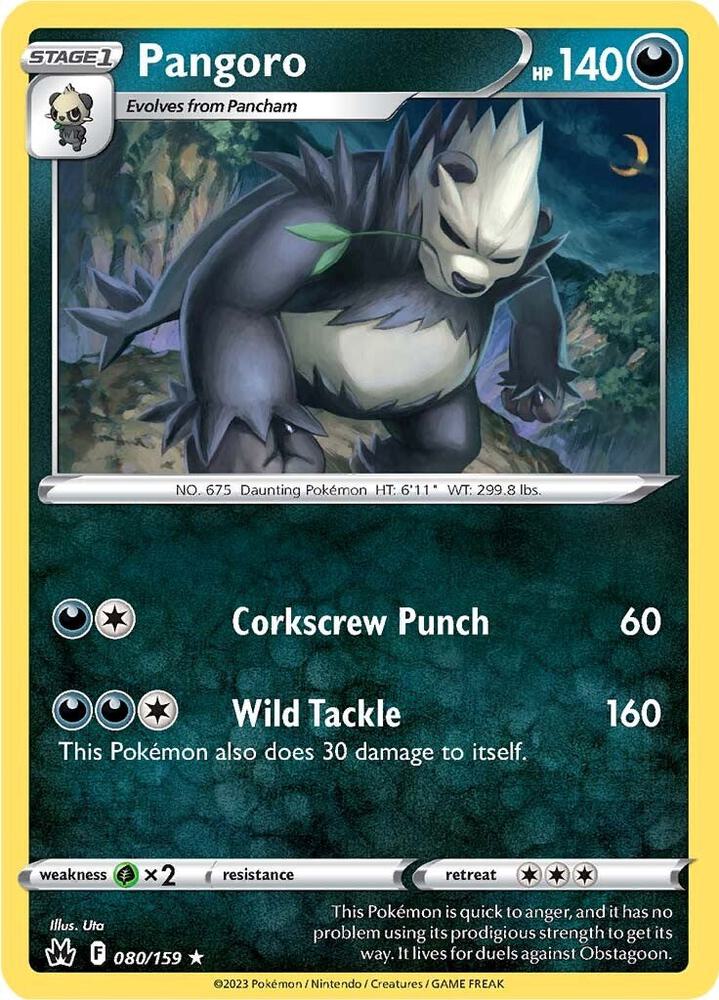Pangoro (SWSH: Crown Zenith)