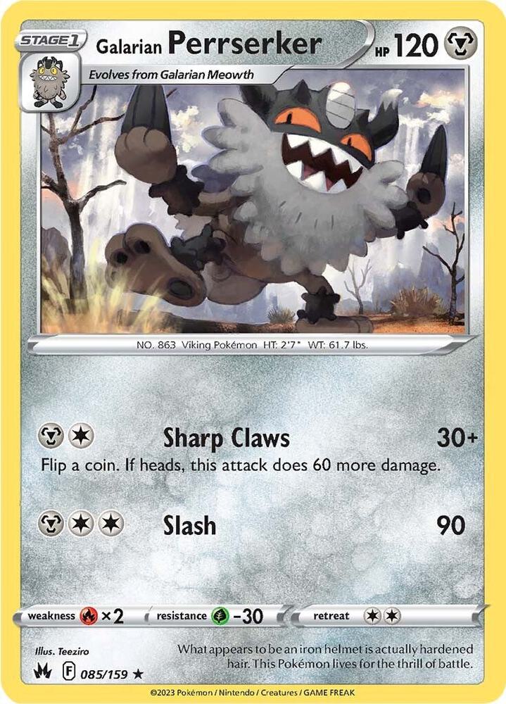 Galarian Perrserker (SWSH: Crown Zenith)