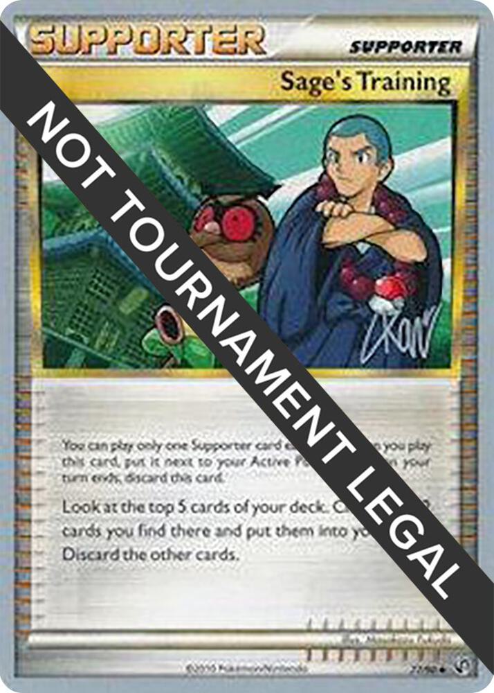 Sage's Training - 2011 (Christopher Kan) (World Championship Decks)