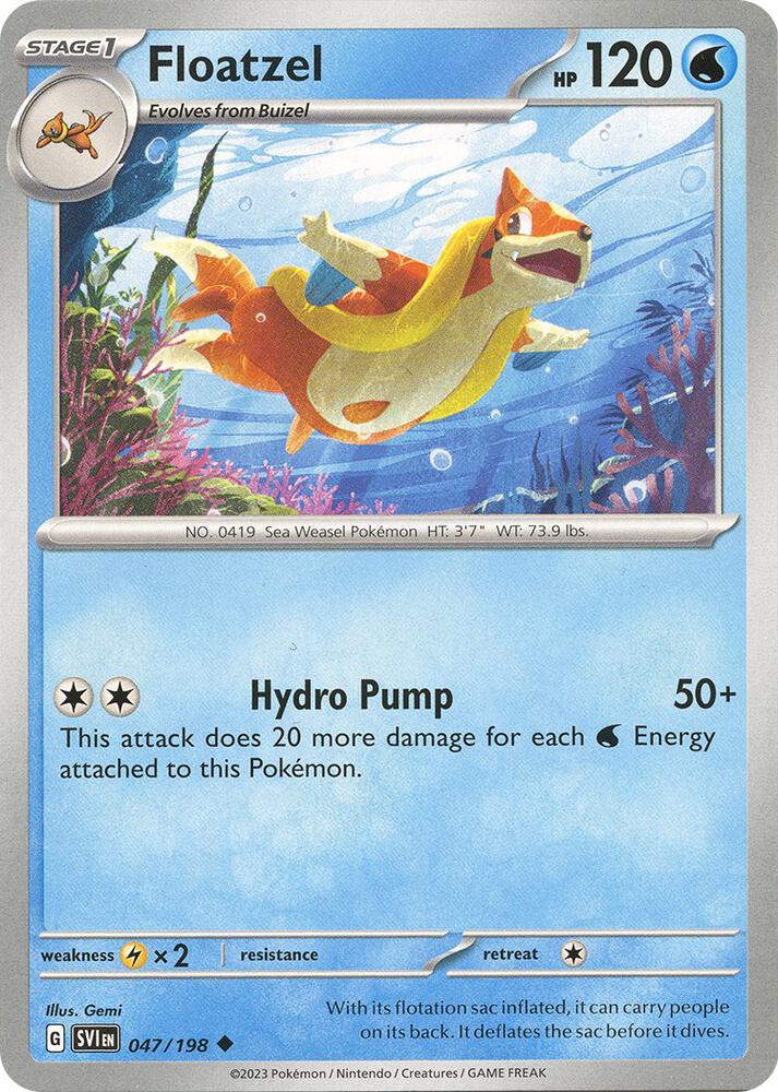Floatzel (SV01: Scarlet & Violet Base Set)