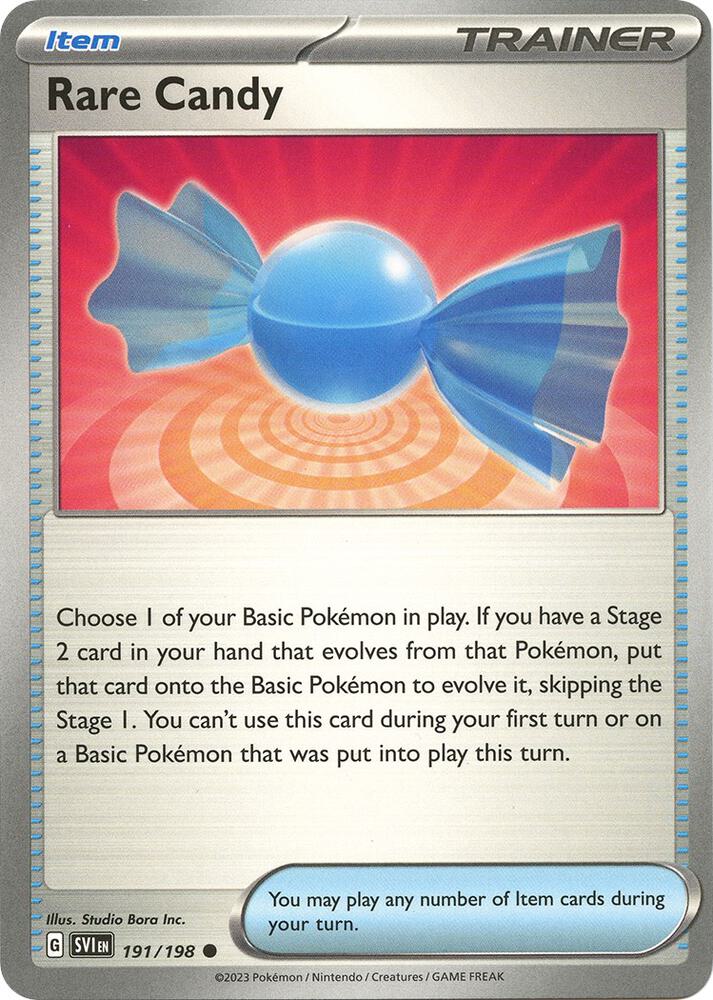 Rare Candy - 191/198 (SV01: Scarlet & Violet Base Set)