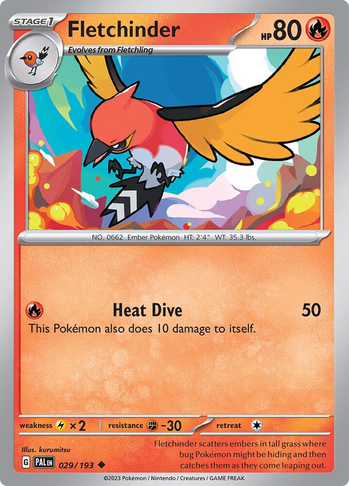 Fletchinder - 029/193 (SV02: Paldea Evolved)
