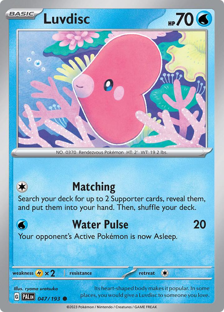 Luvdisc (SV02: Paldea Evolved)
