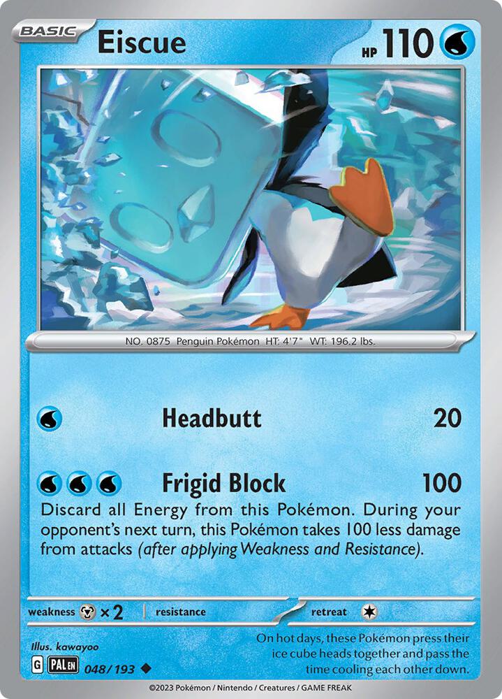 Eiscue - 048/193 (SV02: Paldea Evolved)