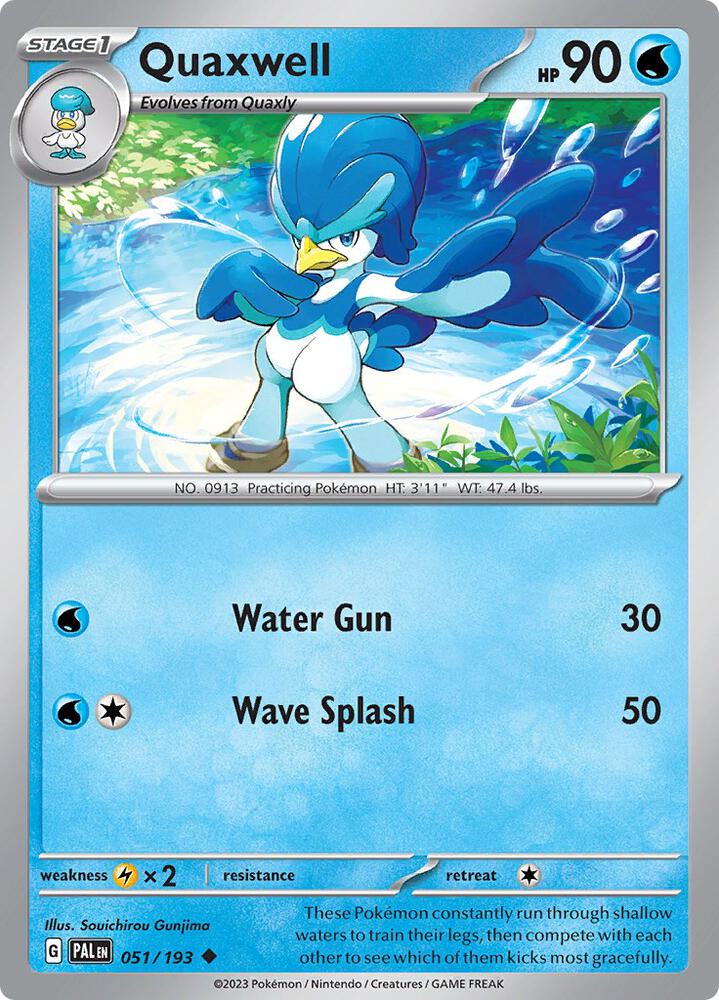 Quaxwell - 051/193 (SV02: Paldea Evolved)